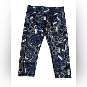 CVG Constantly Varied Gear XXL Midnight Skull Cropped Leggings